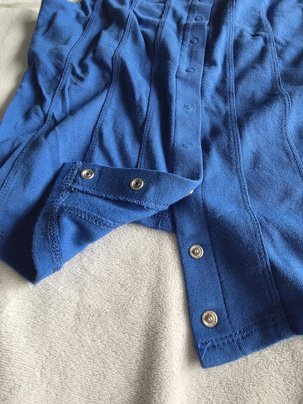 True Kids’ Cobalt Blue Ribbed Button-Front Tank - Picture 4 of 6